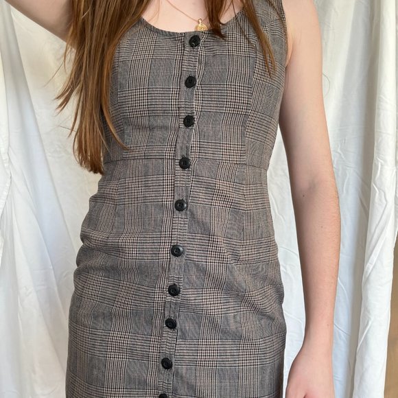 Obey Dresses & Skirts - OBEY dress, xs, black and brown